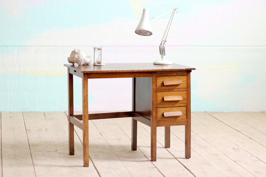 Vintage Small Office School Writing Desk Table Vinterior Small Office School Writing Desk Table