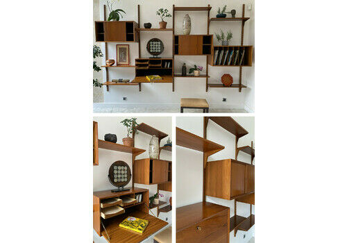 Cadovius "Royal System" 4 Column Teak Set, 1970