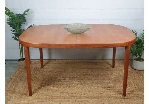 Danish Extendable Dining Table In Teak