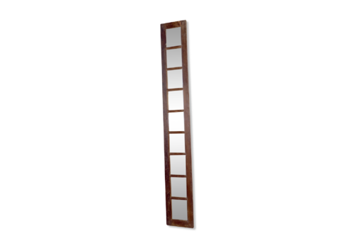 Old Teak Workshop Long Mirror