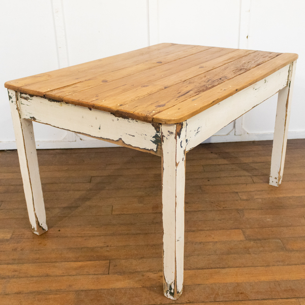 Rustic Pine Dining Table Vinterior