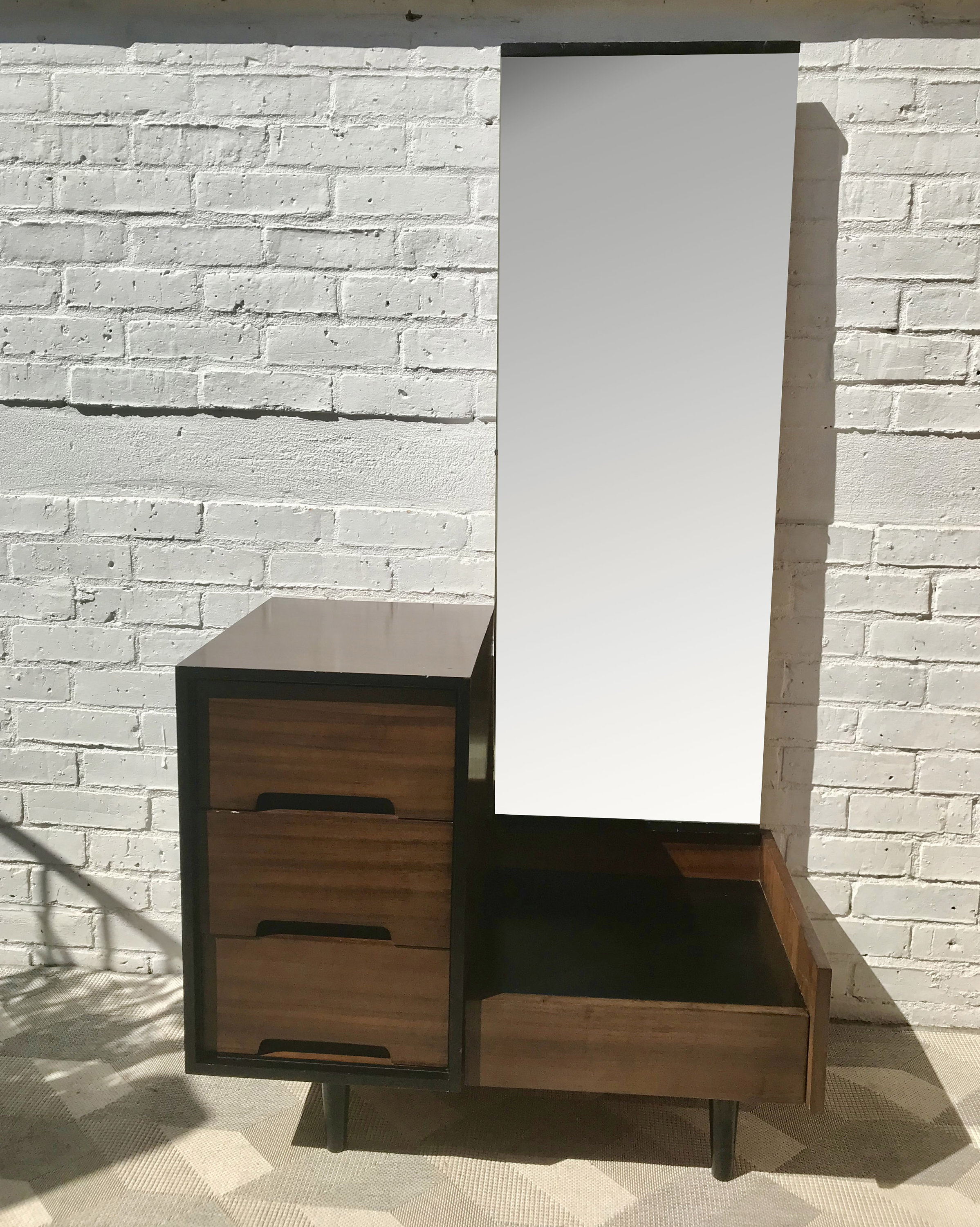 Vintage Full Length Mirror Bedroom Drawers 805