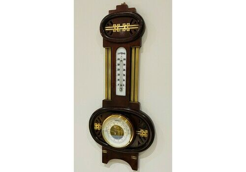 French Barometer In Arts & Crafts Style