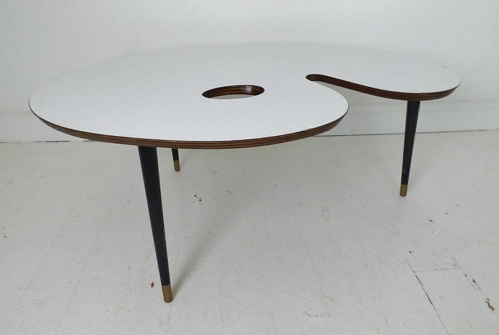 Stunning Vintage Large Artists Palette Coffee Table 1950's | Vinterior