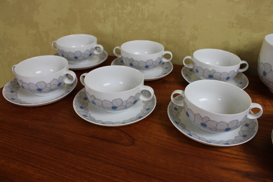 1960's/70's Rosenthal Porcelain 30 Piece Studio Linie Dinner