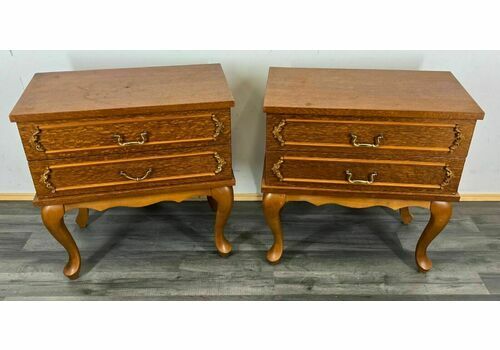 Amazing Pair French Bedside Tables Cupboards Cabinets Louis XVI
