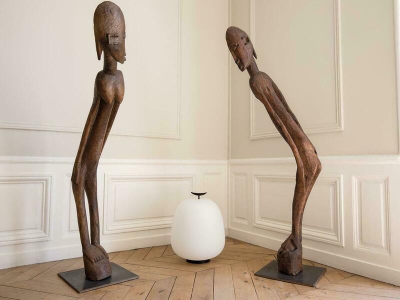 Model J13 Table / Floor Lamp By Joseph André Motte For Disderot   Available Now photo Lighting