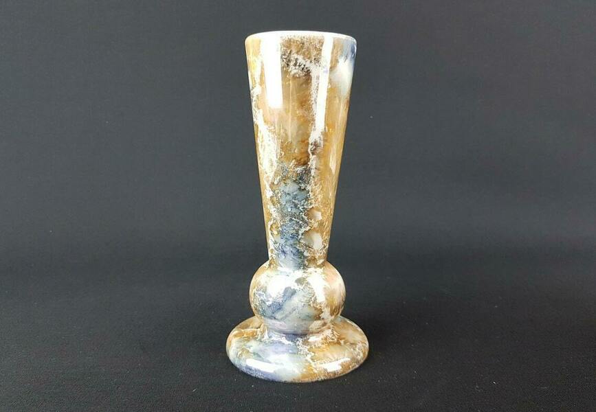 Antique Arabia Pottery Aaa Finland 1928 1932 Marble Luster Vase