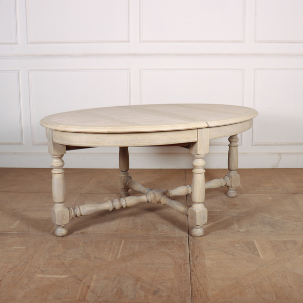 French Bleached Oak Dining Table photo furniture