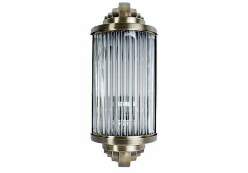 Vintage Wall Lamp With Classic Glass Rods, Petitot, Cinema Lamp, Mirror Lamp, Art Deco Sconce, Lamp For Stairwell