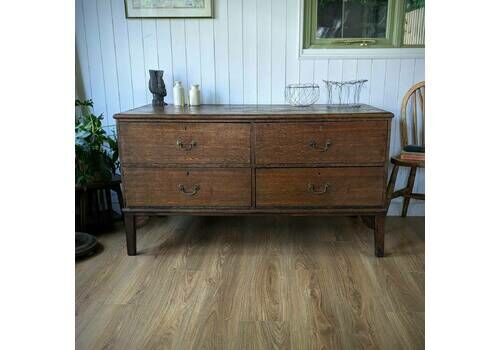 Georgian Oak Drawers, 18th Century And Earlier
