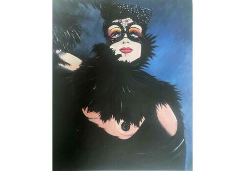 Masquerade Digital Print On Canva