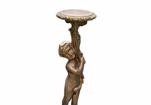 Vintage Italian Rococo Gueridon/ Torchere