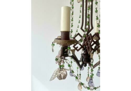 Antique French Chandelier Apples And Pears