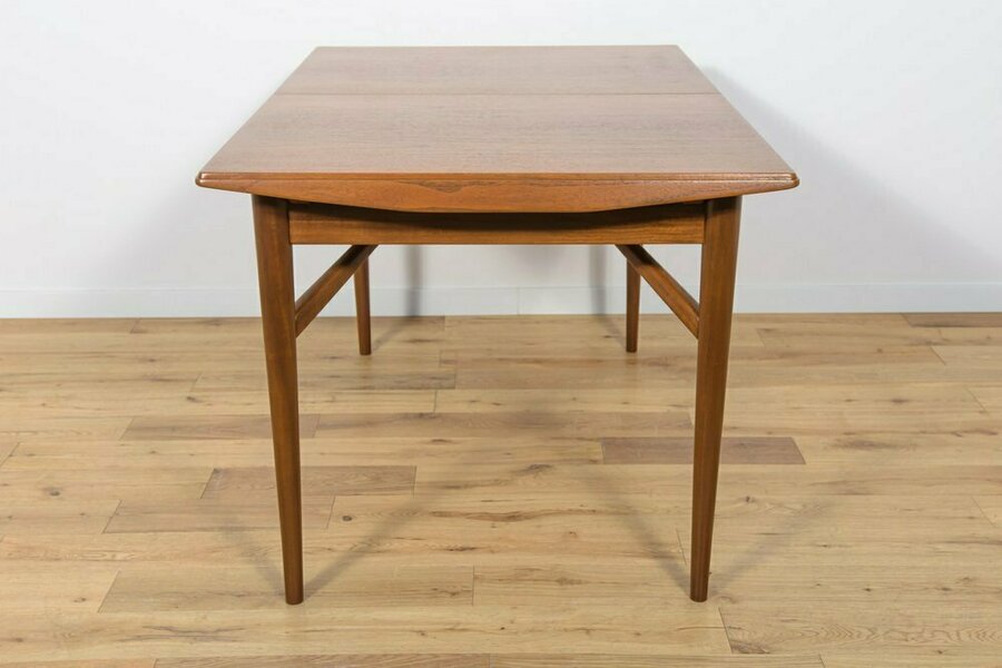Mid Century Teak Extendable Dining Table From Everest, 1960s