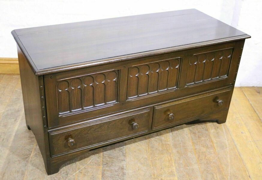 Ercol Carved Ottoman Blanket Box Tv Unit Ercol Vinterior