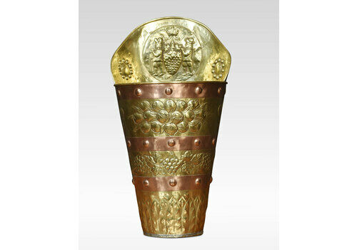 19th Century Brass And Copper Umbrella Stand