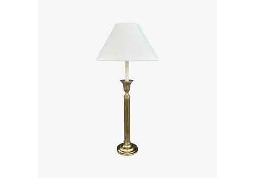 Mid Century Modern Desk Lamp | 1960 Vintage Table Lamp | Gold Colored Metal Retro Desk Lamp With Shade | Vintage Night Lamp