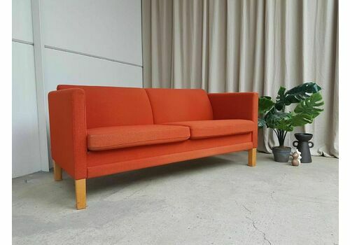 Vtg Mid Century Style Danish Scandinavian Sofa Modernist Post Modern Retro R19