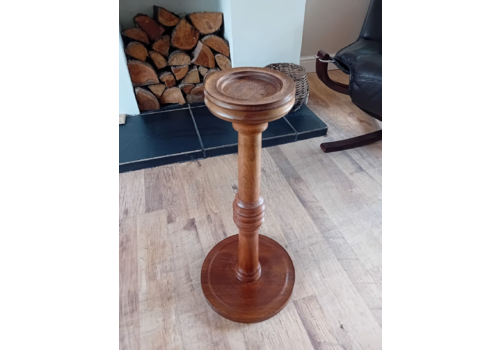 Delightful Circa 1920 Art Deco Antique / Vintage Pedestal Plant Stand / Torchere