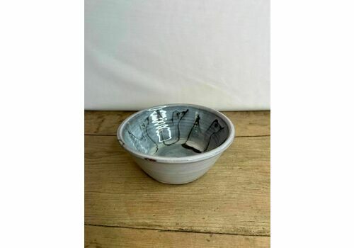 Hand Crafted Elisabeth Andrea Bailey Pottery Plate Deep 6 Inch Bowl Duck Design