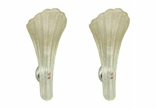 Pair Of Graniglia Trumpet Sconces, 2 Pairs Available