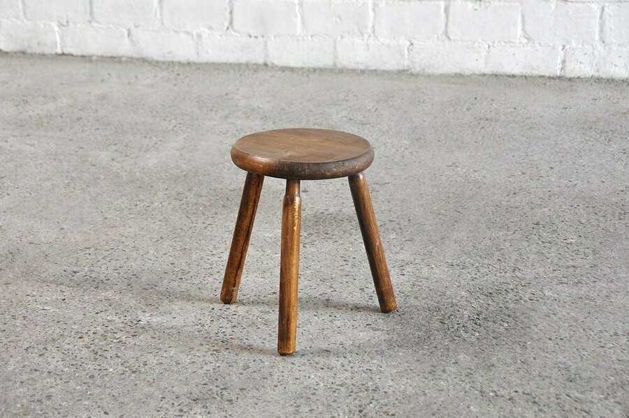 Vintage French Stool By Charlotte Perriand | Charlotte Perriand