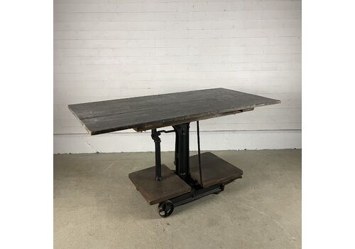 Vintage Dining Table Made From Avery Scales