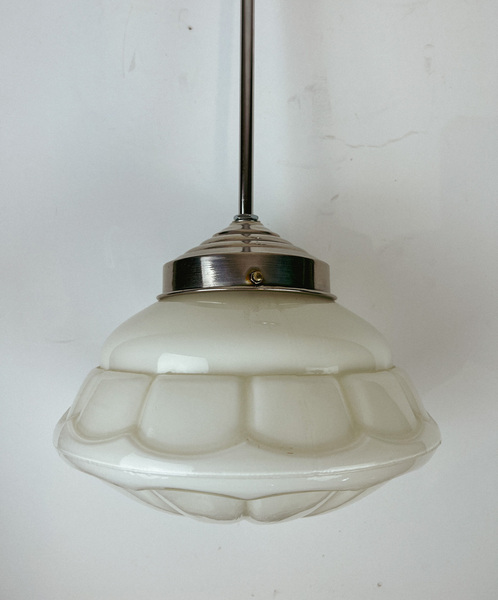 Art Deco Opal Ceiling Lamp, 1950's photo furniture