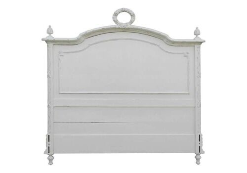 Antique Bed Headboard Us Queen Or Uk King Size Painted 19th Century