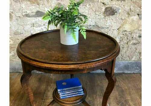 Victorian Solid Oak Side Table Coffee Table