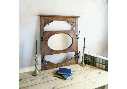 An Antique English Oak Hanging Coat Hooks Or Hat Racks Hanging Hooks Country House Hallway C1900
