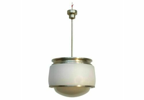 Glass Pendant Lamp “Kappa” Model By Sergio Mazza For Artemide 60s