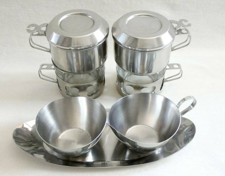 French Drip Coffee Maker Drip O Lator Durobor Vintage Duralex Single