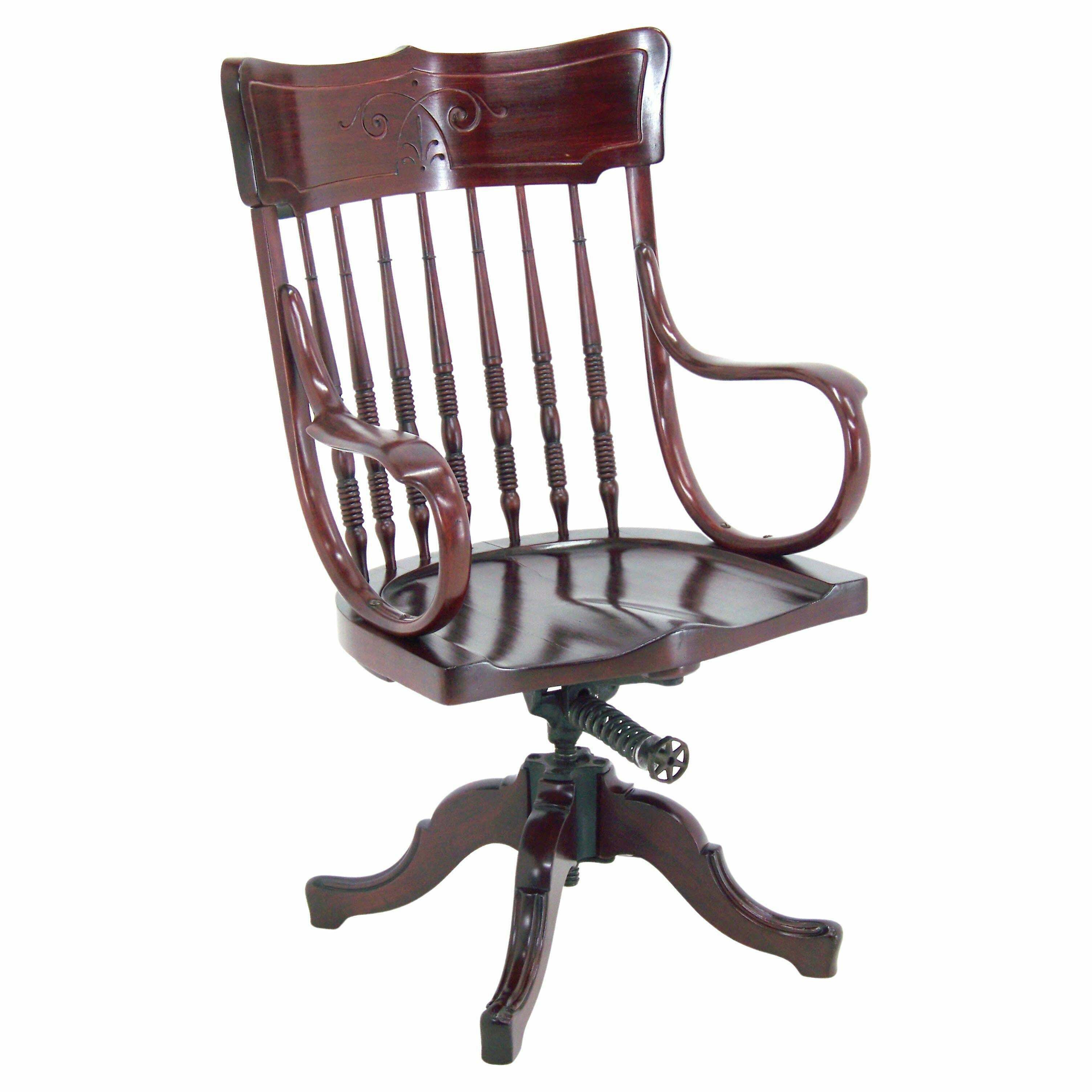 Swivel Office Chair Thonet Since 1904 Vinterior