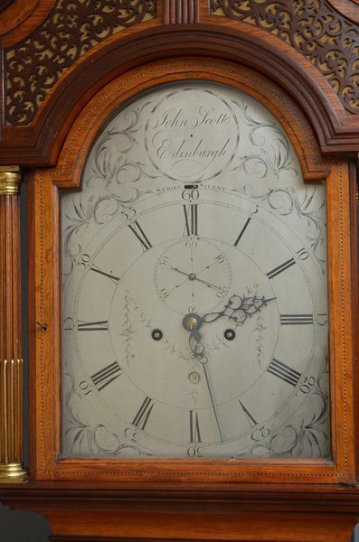 Georgian Longcase Clock By John Scott, Edinburgh photo furniture