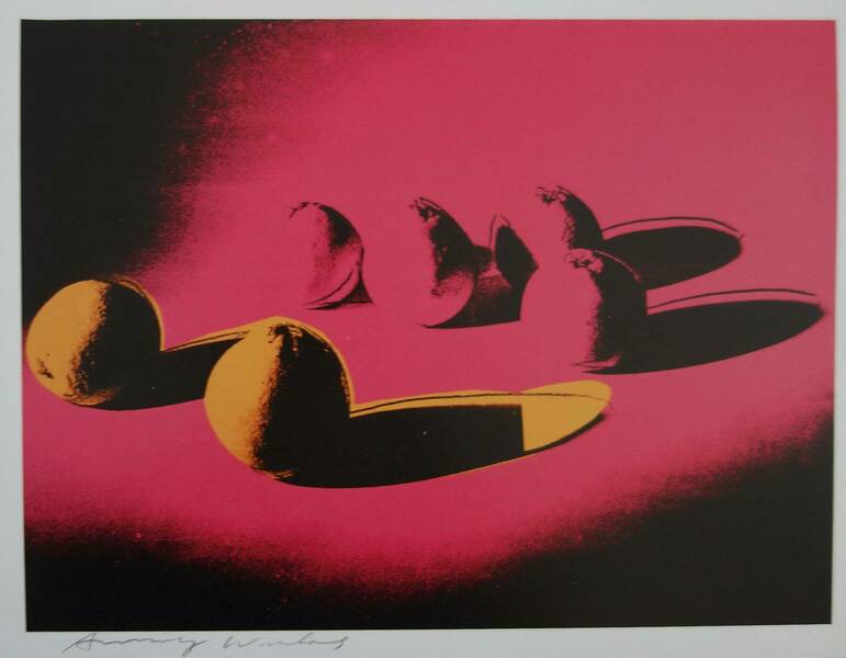 Fine Pop Art Edition Print – Fruits, Andy Warhol, Signed & Stamped With ...