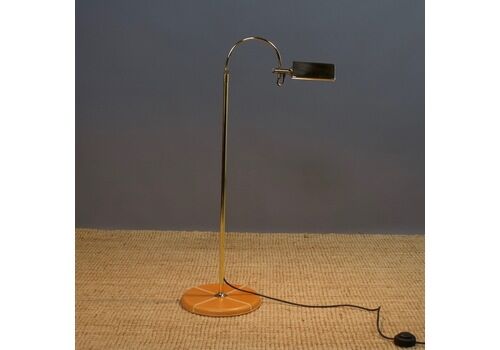 1970s Brass Floor Lamp II, Mid 20th Century