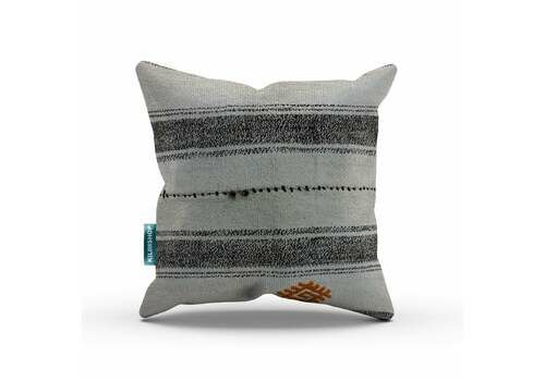 Vintage Turkish Kilim Cushion Cover Kelim Pillow 50x50 Cm Moroccan Style