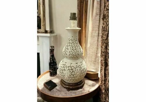 Chinese Vase That Has Been Converted To A Lamp