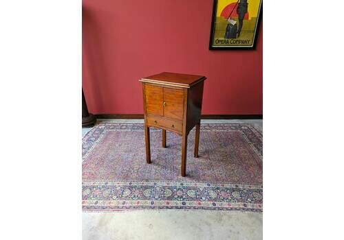 Antique Early 20th Century Mahogany Bedside
