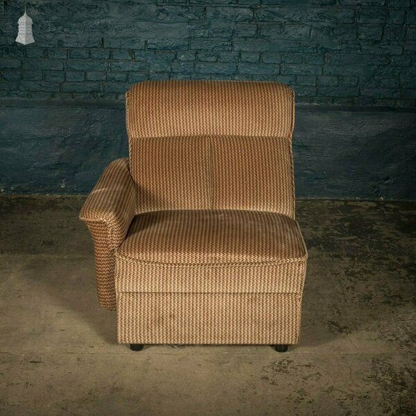 Modular Corner Sofa, Rare 1980’s Corner Suite With Built In Hi Fi And Lamps photo furniture