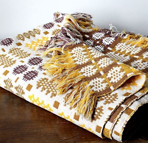 Derw Welsh Tapestry Blanket Derw Vinterior