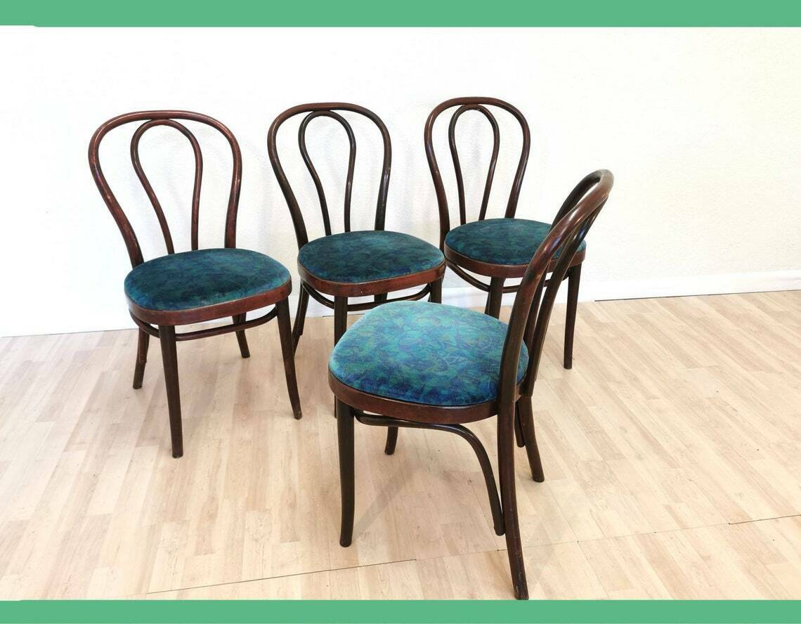 Of Vintage Thonet Bentwood Style Chairs By Stol Kamnik