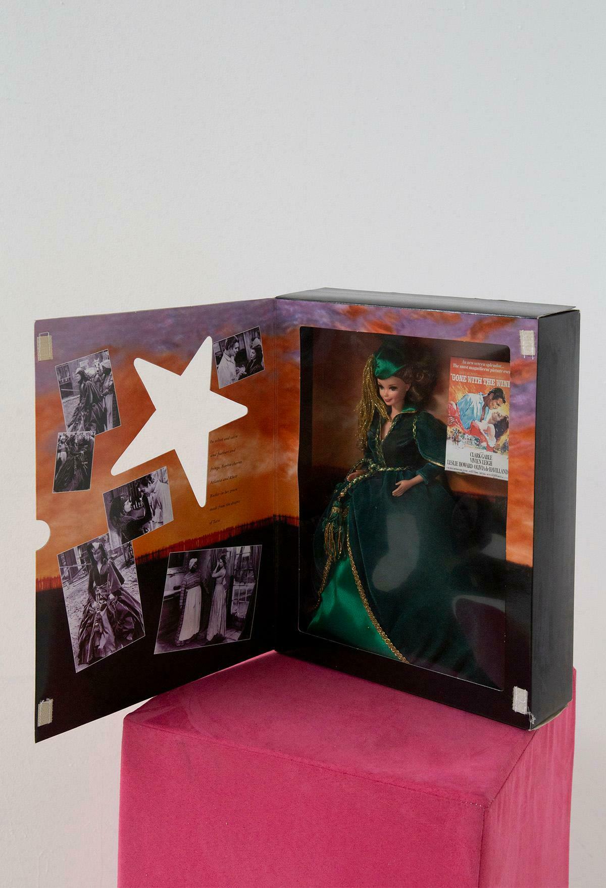 Hollywood Legends Collection Barbie Doll Scarlett O'hara In Green Drapery  Dress | Vinterior