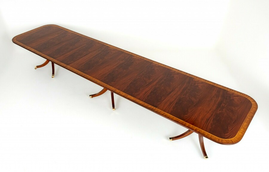 Regency Dining Table Extending 16 Feet Mahogany photo furniture