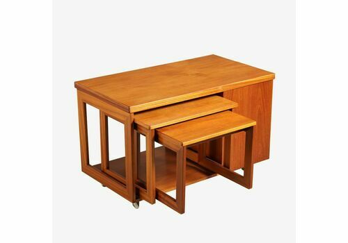 Midcentury Tristor Teak Nest Of Table By McIntosh C.1960
