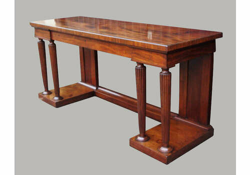 Exceptional Regency Mahogany Neo Classical Side Table / Serving Table