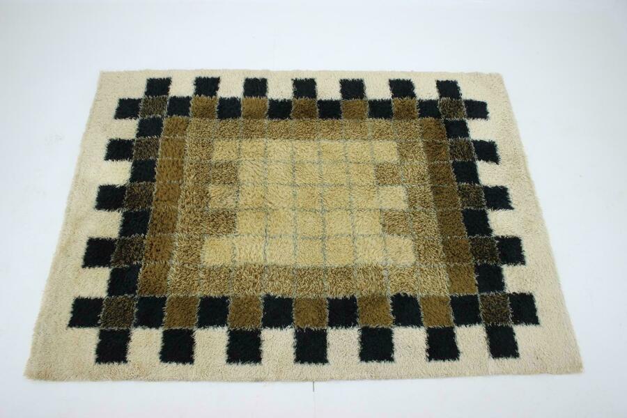 1960s Abstract Wool Carpet By Hojer Eksport Wilton, Denmark photo furniture