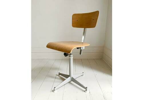 Vintage Architect/Drawing Office / Draughtsman's Chair With Adjustable Height, 1980s, Vgc #1